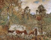 Camille Pissarro pond painting